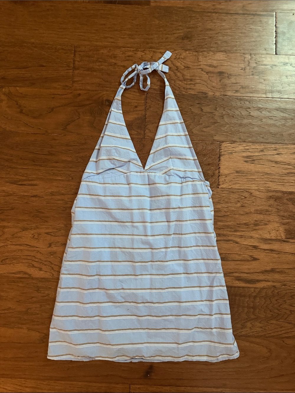 Princess Polly halter stripe dress 6